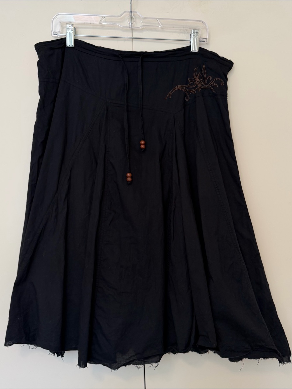 Y2K Vintage Flowy Billabong Midi Skirt Summer Surfer 100% Cotton
